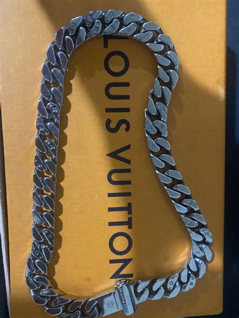 louis vuitton cuban chain